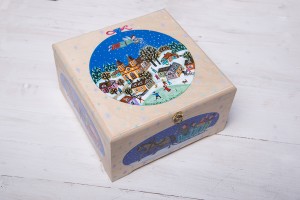 Набор деревянных ёлочных шаров "Коляды"